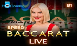 Speed Baccarat live table by Evolution