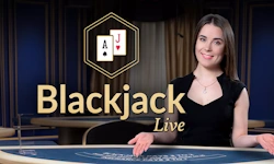 Blackjack Live table by Evolution